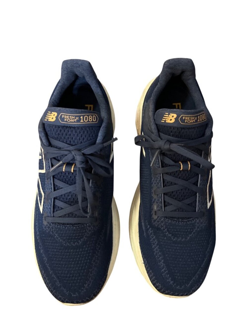 New Balance Fresh Foam 1080 Mens 10 Running Shoes Navy Used M1080P13 - Picture 2 of 13